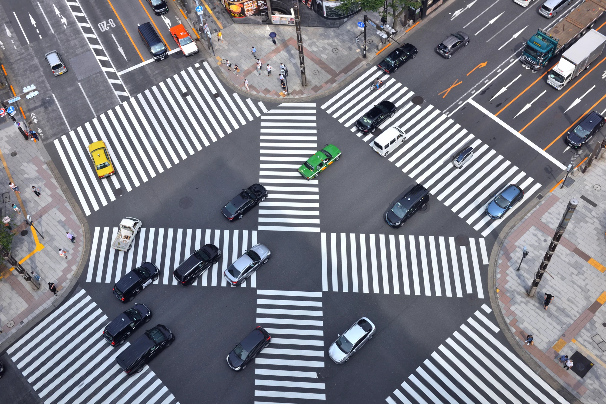 都市の交差点