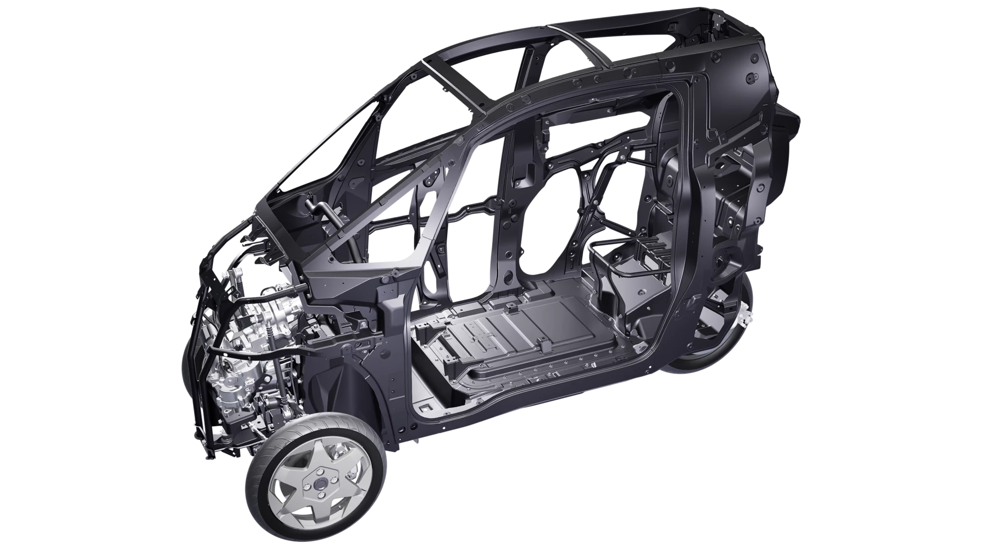 Lean3の頑丈な車体フレーム